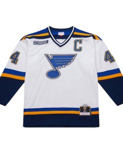 Alternative view of Chris Pronger St. Louis Blues 1999-00 Power Play Jersey - White