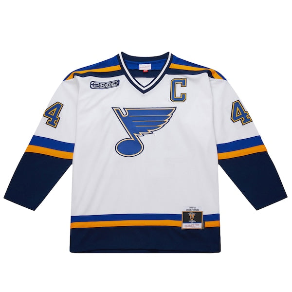 Chris Pronger St. Louis Blues 1999-00 Power Play Jersey - White - Image 2