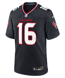 Alternative view of Quintez Cephus Houston Texans Nike Team Game Jersey -  Navy