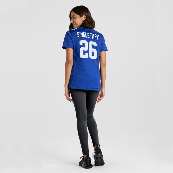 Devin Singletary New York Giants Nike Women's Game Jersey - Royal/Red - Image 8