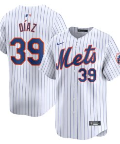 Edwin Diaz New York Mets Nike Home Limited Player Jersey - White