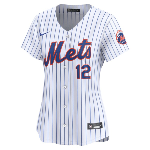 Francisco Lindor New York Mets Nike Women's Home Limited Player Jersey - White - Image 2