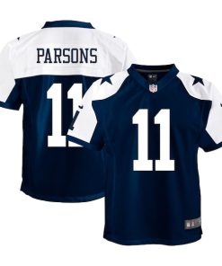 Micah Parsons Dallas Cowboys Nike Youth Alternate Game Jersey - Navy