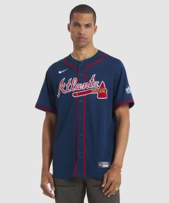 Austin Riley Atlanta Braves Nike 2025 MLB Speedway Classic Alternate Limited Player Jersey - Navy