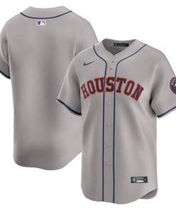 Houston Astros Nike Away Limited Jersey - Gray