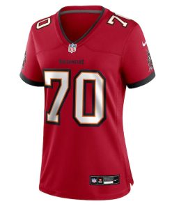 Alternative view of Ben Chukwuma Tampa Bay Buccaneers Nike Women's Team Game Jersey -  Red
