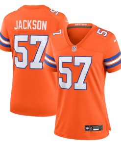 Tom Jackson Denver Broncos Nike Women's Mile High Collection 1977 Throwback Retired Player Game Jersey - Orange