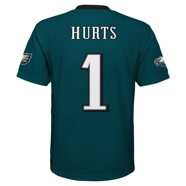 Jalen Hurts Philadelphia Eagles Youth Replica Player Jersey - Midnight Green - Image 3