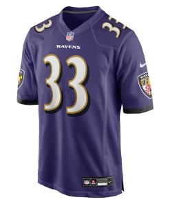 Alternative view of Tyler Loop Baltimore Ravens Nike Team Game Jersey -  Purple
