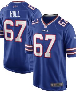 Kent Hull Buffalo Bills Nike Game Retired Player Jersey - Royal