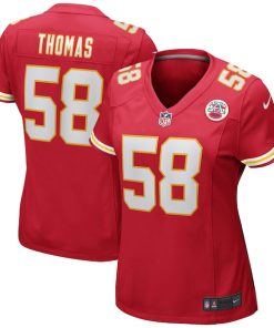 Derrick Thomas Kansas City Chiefs Nike Women's Game Retired Player Jersey - Red
