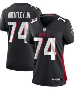 Tyrone Wheatley Jr Atlanta Falcons Nike Women's Team Game Jersey -  Black