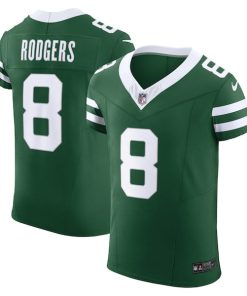 Aaron Rodgers New York Jets Nike Vapor F.U.S.E. Elite Jersey - Gotham Green