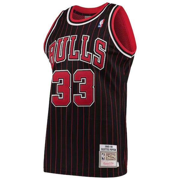 Scottie Pippen Chicago Bulls 1995/96 Hardwood Classics Authentic Jersey - Black - Image 2