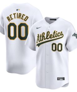 Oakland Athletics Nike Home Limited Pick-A-Player Retired Roster Jersey - White