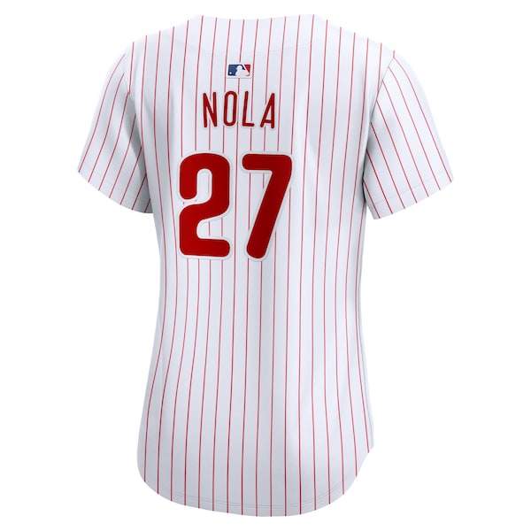 Aaron Nola Philadelphia Phillies Nike Women's Home Limited Player Jersey - White - Image 3