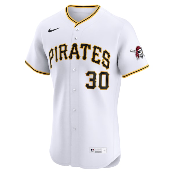 Paul Skenes Pittsburgh Pirates Nike Home Elite Jersey - White - Image 3