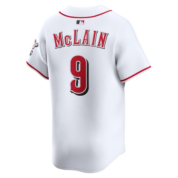 Matt McLain Cincinnati Reds Nike Alternate Limited Player Jersey - White - Image 3