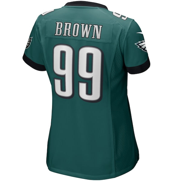 Jerome Brown Philadelphia Eagles Nike Women's Game Retired Player Jersey - Midnight Green - Image 3