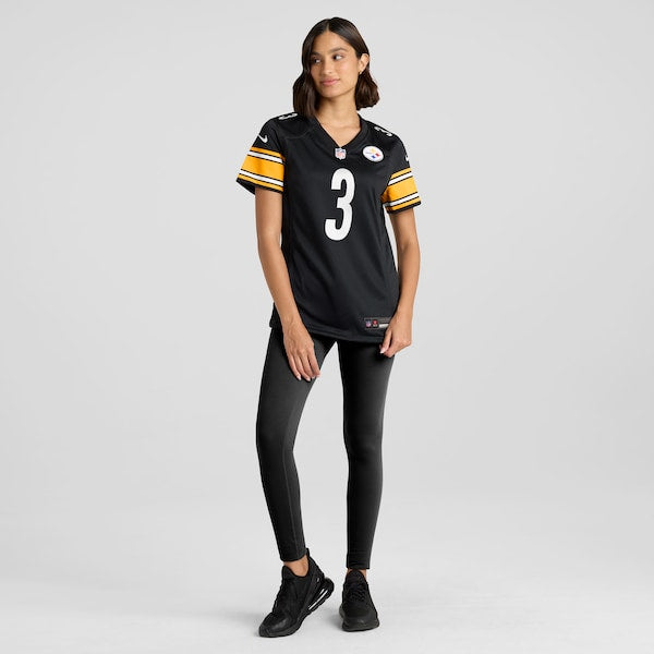 Russell Wilson Pittsburgh Steelers Nike Women's Game Jersey - Black - Image 6