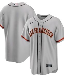 San Francisco Giants Nike Road Replica Team Jersey - Gray