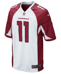 Alternative view of Mens Arizona Cardinals Larry Fitzgerald Nike White Game Jersey
