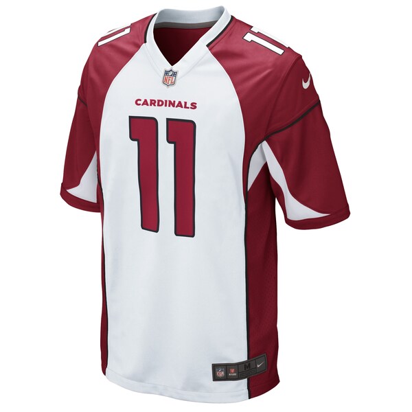 Mens Arizona Cardinals Larry Fitzgerald Nike White Game Jersey - Image 2
