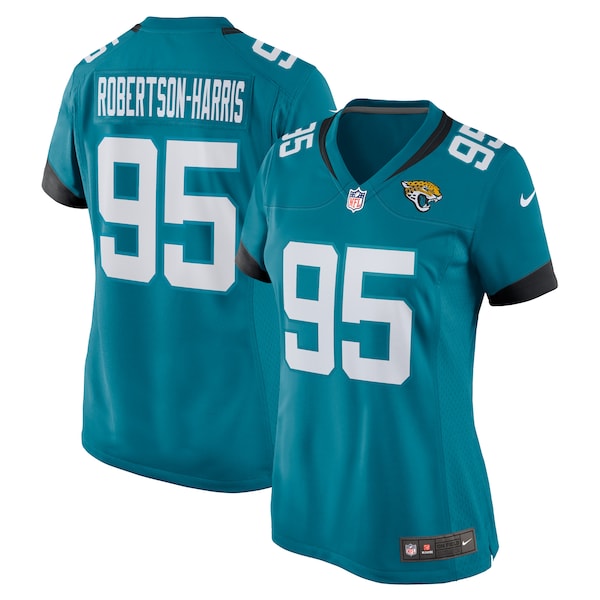 Roy Robertson-Harris Jacksonville Jaguars Nike Women's Game Jersey - Teal/Black - Image 2