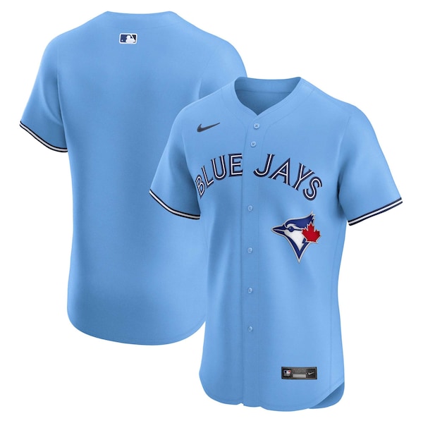 Toronto Blue Jays Nike Home Elite Jersey - Powder Blue - Image 2