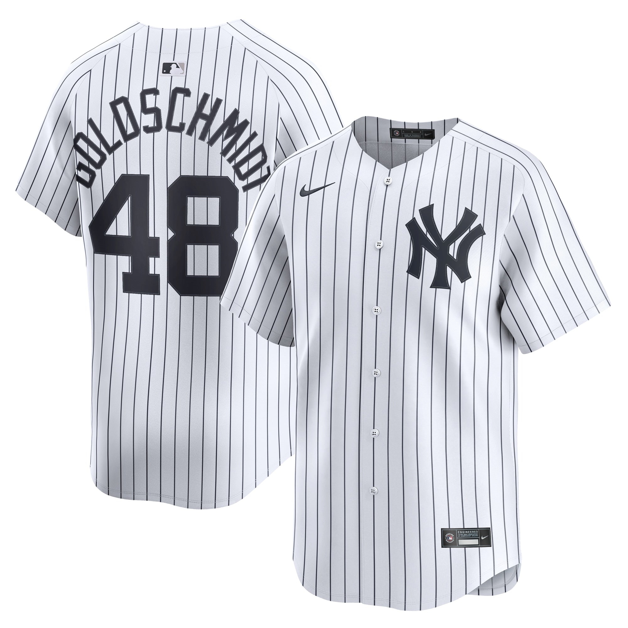 Paul Goldschmidt New York Yankees Nike Road Limited Player Jersey - Gray/White - Image 6