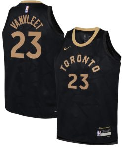 Fred VanVleet Toronto Raptors Nike Youth 2022/23 Swingman Jersey - City Edition - Black