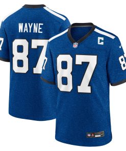 Alternative view of Reggie Wayne Indianapolis Colts Nike Retired Player Game Jersey - Royal/Blue