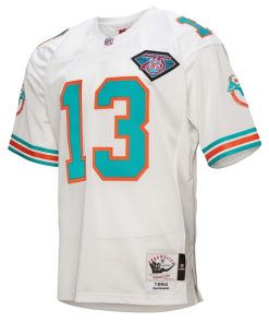 Alternative view of Dan Marino Miami Dolphins 1994  Authentic Throwback Retired Player Jersey - White