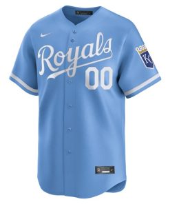 Alternative view of Kansas City Royals Nike  Alternate Limited Custom Jersey?¨C Light Blue