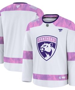 Florida Panthers  2024 Hockey Fights Cancer Practice Jersey - White