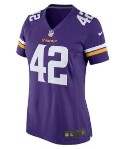 Alternative view of Andrew DePaola Minnesota Vikings Nike Women's Game Jersey - Purple