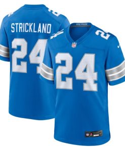 Alternative view of Loren Strickland Detroit Lions Nike Team Game Jersey -  Blue