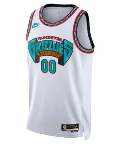 Alternative view of Memphis Grizzlies Nike Unisex Adult Swingman Custom Jersey - Classic Edition - White