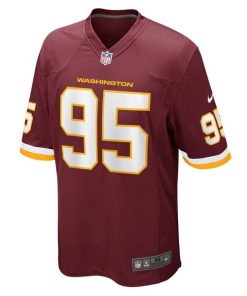 Alternative view of Casey Toohill Washington Football Team Nike Game Jersey - Burgundy