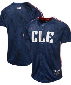Cleveland Guardians Nike Youth 2024 City Connect Limited Jersey - Navy