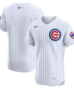Chicago Cubs Nike Home Elite Jersey - White