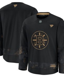 Boston Bruins  2024 Military Appreciation Practice Jersey - Black