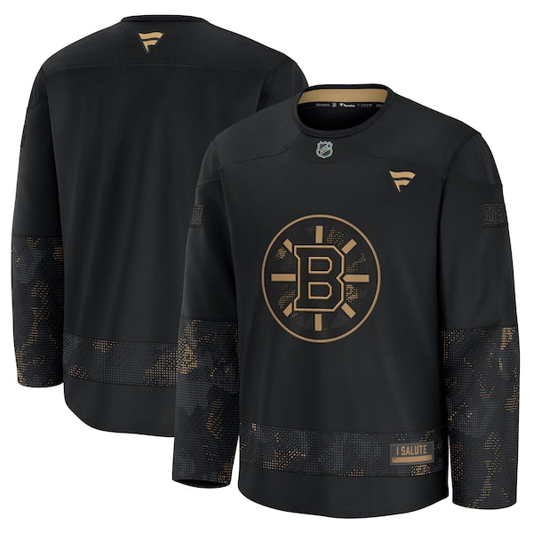Boston Bruins 2024 Military Appreciation Practice Jersey - Black