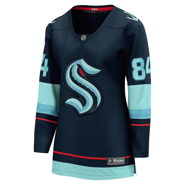 Kaapo Kakko Seattle Kraken Women's Home Breakaway Player Jersey - Deep Sea Blue - Image 2