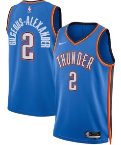 Shai Gilgeous-Alexander Oklahoma City Thunder Nike Unisex Swingman Jersey - Icon Edition - Blue