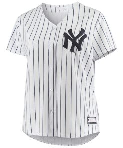 Alternative view of Aaron Judge New York Yankees Women's Plus Size Replica Player Jersey - White
