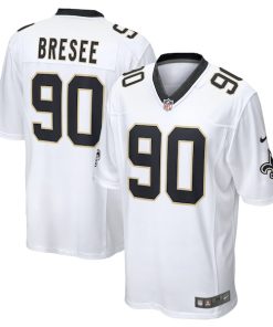 Bryan Bresee New Orleans Saints Nike  Game Jersey -  White