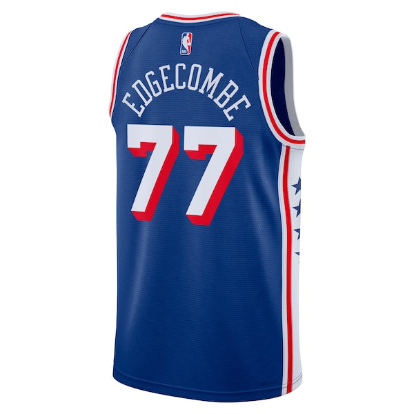 V. J. Edgecombe Philadelphia 76ers Nike Unisex 2025 NBA Draft First Round Pick Swingman Jersey - Icon Edition - Royal - Image 3