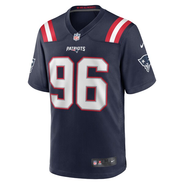 Eric Johnson II New England Patriots Nike Game Jersey - Navy - Image 3