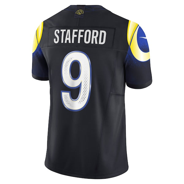 Matthew Stafford Los Angeles Rams Nike 2025 Rivalries Collection Limited Jersey - Midnight Blue - Image 3